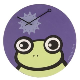 Foxtrot Frog 15 7/10" Wide Wall Clock   #H0474