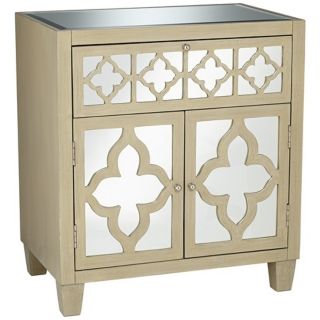 Lola Collection Mirrored Accent Chest   #W3259