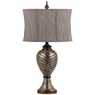 Patchogue Warm Silver Table Lamp   #W5882