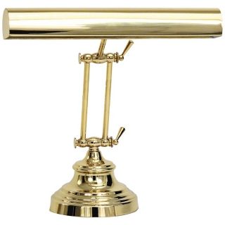 House of Troy Advent 12" High Polished Brass Piano Lamp   #R3376