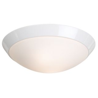 White Finish 11" Wide Ceiling Light Fixture   #12065