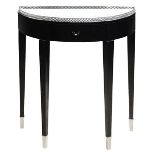 Black Tie Mirrored Top Hall Table   #T2265