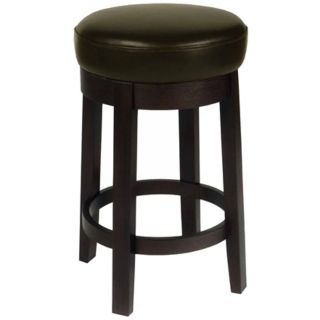 Darcy Charcoal Bicast Leather 26" High Swivel Counter Stool   #J9925