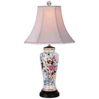 Famille Rose Vase Porcelain Table Lamp   #N2048
