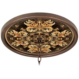 King’s Way 16" Wide Bronze 1" Opening Medallion   #G8171 G7686