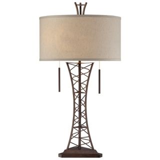 Industrial Lattice Truss Table Lamp   #T4424