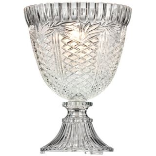 Traditional Glass Urn Accent Lamp   #T8452