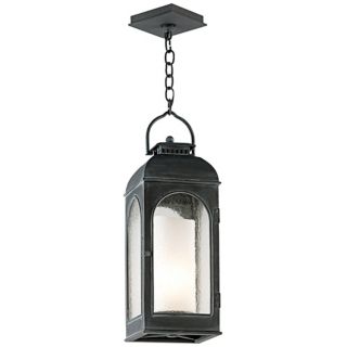 Derby 22 1/4" High Antique Iron Outdoor Hanging Light   #W9922