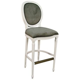 American Heritage Dante White 26" High Counter Stool   #T4743
