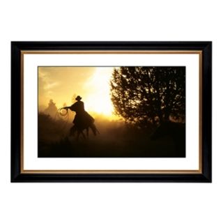 Cowboy Round Up Giclee 41 3/8" Wide Wall Art   #55655 80384