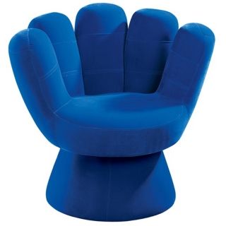 Blue Mitt Upholstered Children's Chair   #F4039