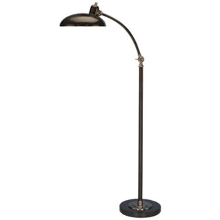 Robert Abbey Bruno Bronze Adjustable Pharmacy Floor Lamp   #J1682