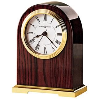 Howard Miller Carter 6 1/2" High Desk Clock   #R4949