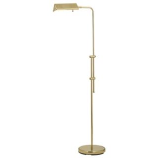Brass Finish Pharmacy Floor Lamp   #08600