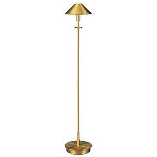 Holtkoetter Brushed Brass Halogen Floor Lamp   #11525
