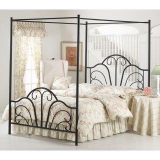 Hillsdale Dover Textured Black Bed   #T4185