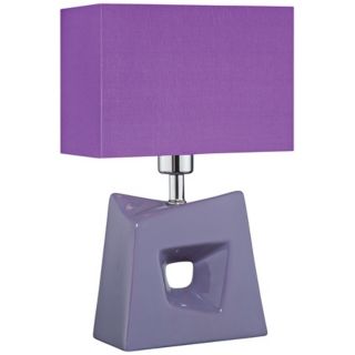Lite Source Cynthia Purple Contemporary Table Lamp   #V7206