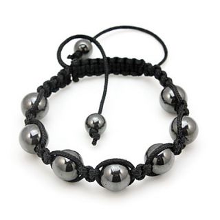 EUR € 3.67   Black Pearl Bracelet en forme de corde Zircon