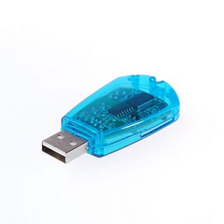 USD $ 3.69   USB SIM Card Reader (Blue),