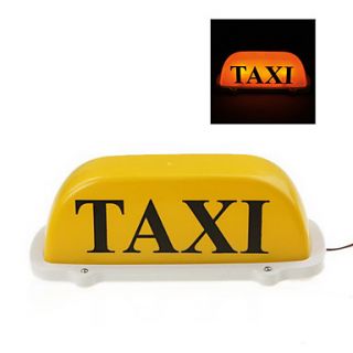 EUR € 23.82   techo amarillo encima de taxi de luz / señal de 12v