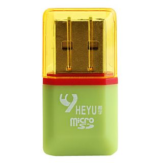 EUR € 0.82   Heyu Mini lector de tarjetas de memoria microSD (verde