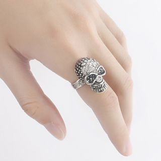 EUR € 1.74   mode schedel strass stud ring, Gratis Verzending voor