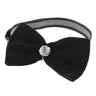 EUR € 0.82   Klassisk svart Tiny Justerbar Bow Tie for Dogs Cats