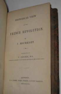 Napoleon French Revolution Leather First Edition 1st