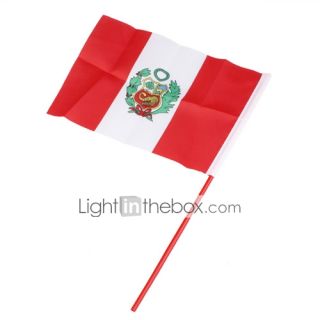 EUR € 1.83   Bandera del Perú grande de 21,5 cm, ¡Envío Gratis