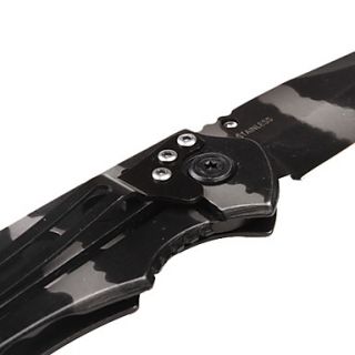 USD $ 9.89   Stainless Steel Foldable Manual Release Pocket Knife with