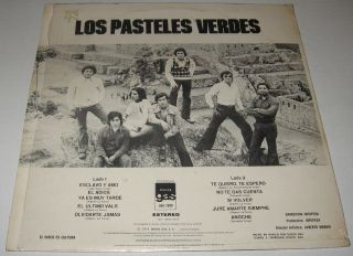 Los Pasteles Verdes Esclavo Y AMO Mexican LP 70s