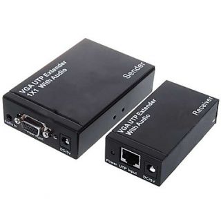 EUR € 91.99   VGA UTP audio / vidéo de dilution   noir, livraison