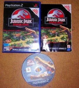 Jurassic Park Operation Genesis PS2 PS3 PlayStation 2 3