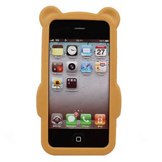 EUR € 6.71   bjørn silikon stativ og etui for iPhone 4 og 4S (brun