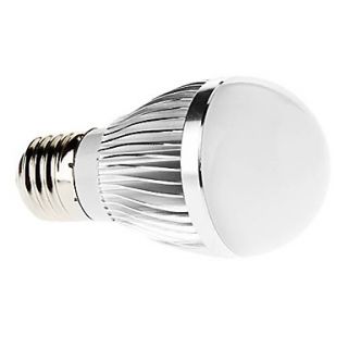 E27 3W 260 290LM 3000 3500K Varm hvid Light LED Ball Bulb (110/220V