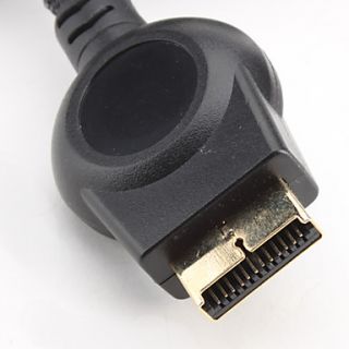 Gold Plated Shielded Video and Audio AV Component Cable for PS3 (160cm