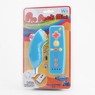 mini MotionPlus afstandsbediening en Nunchuk controller voor Wii / Wii