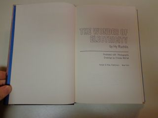 of Electricity 1965 HY Ruchlis Juvenile Nonfiction Illustrated
