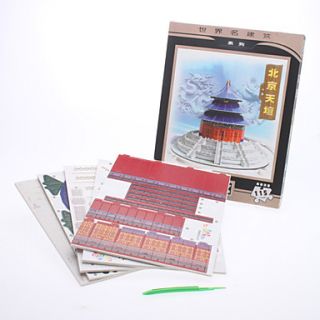 USD $ 21.89   DIY Paper 3D Puzzle Temple of Heaven (115pcs, No.2803 C
