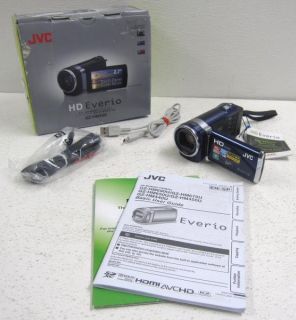 JVC Everio GZ HM440 HD Memory Camcorder HDMI Blue 
