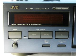 JVC TD V661 Cassette Deck 3 Head Direct Drive Dolby HX Pro
