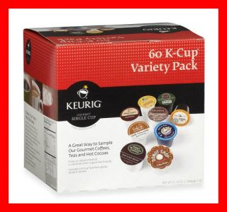 Cup Coffee Variety Pack 60 K Cups for Keurig