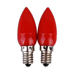 EUR € 7.53   e14 vermelho lâmpada vela led (220v, 2 pack), Frete