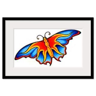 Butterfly Sketch Framed Prints  Butterfly Sketch Framed Posters