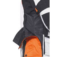 Held Motorradjacke Textil Jacke Hakuna Grau Orange M