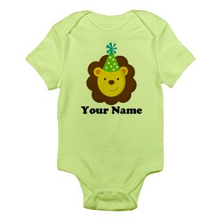 Animal Gifts  Animal Baby Clothing  Personalized Birthday Lion