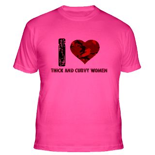 Love Thick And Curvy Women T Shirts  I Love Thick And Curvy Women