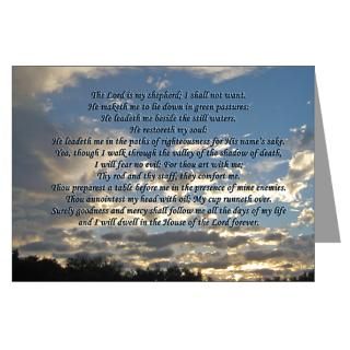 Psalm 23 Greeting Cards  Buy Psalm 23 Cards