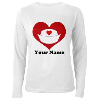 Cna Gifts  Cna Long Sleeve Ts  Personalized Nurse Heart T Shirt