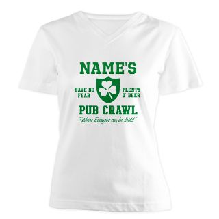 Beer Gifts  Beer T shirts  Custom Irish Pub Crawl Shirt